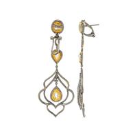 DIAMOND AND COLORED DIAMOND EARCLIPS