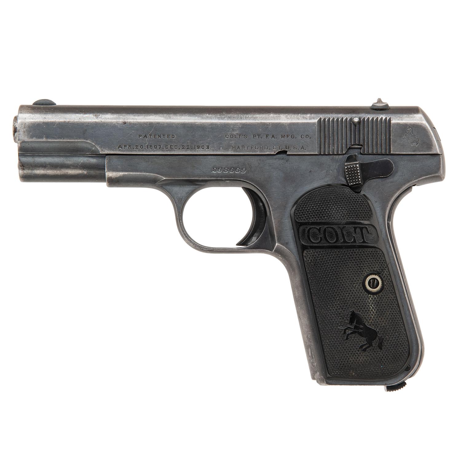 **Colt Model 1903 Pocket Hammerless .32 Type III No Magazine