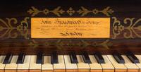 A Regency Brass-Inlaid Rosewood Clavicytherium
