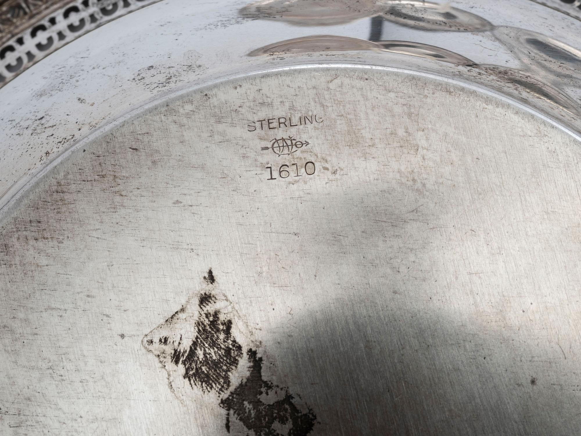 Six American Silver Serving Dishes and Trays