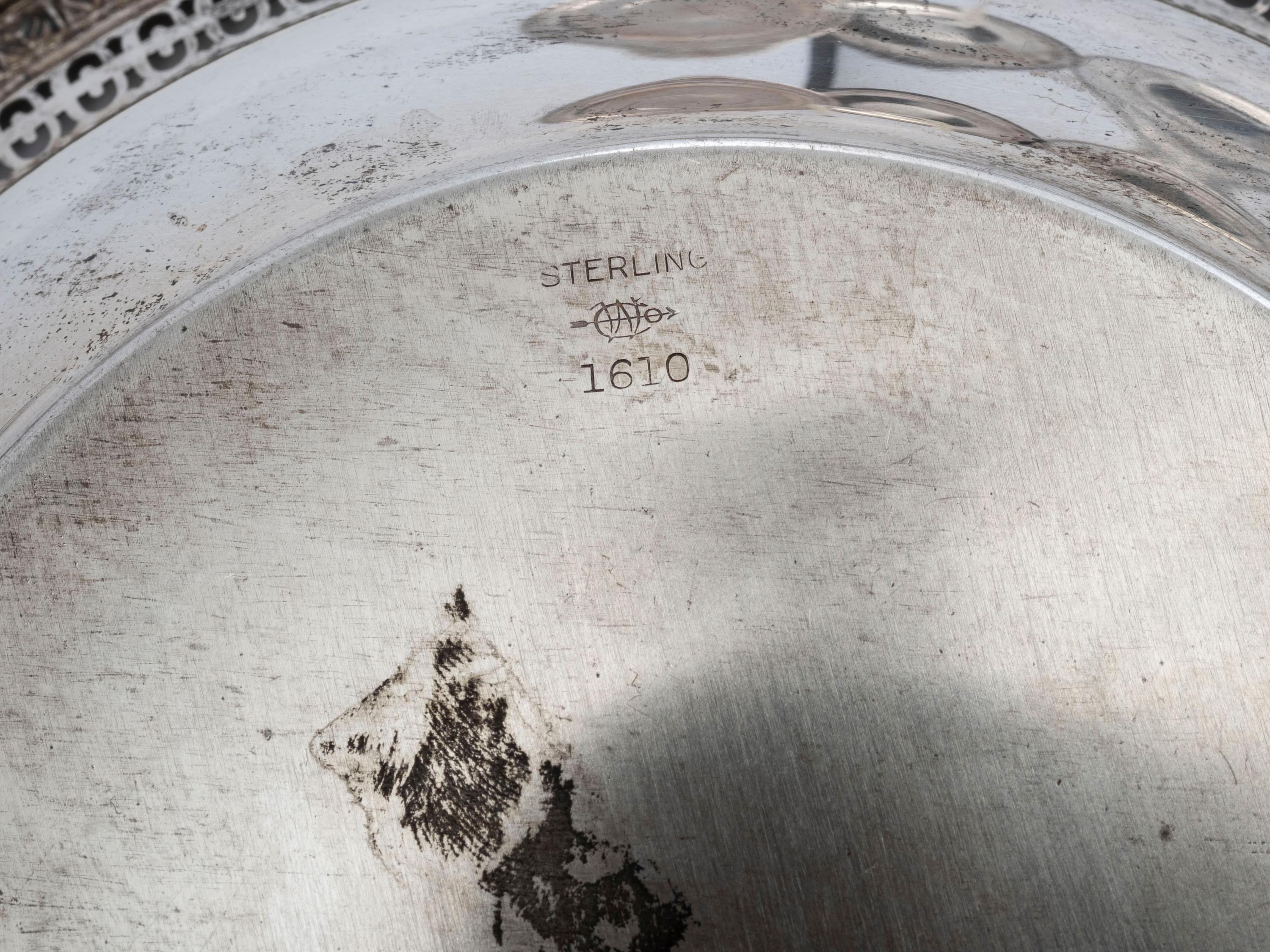 Six American Silver Serving Dishes and Trays