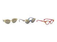 Three Pairs of Elsa Schiaparelli "Cabana" Glasses, 1950s