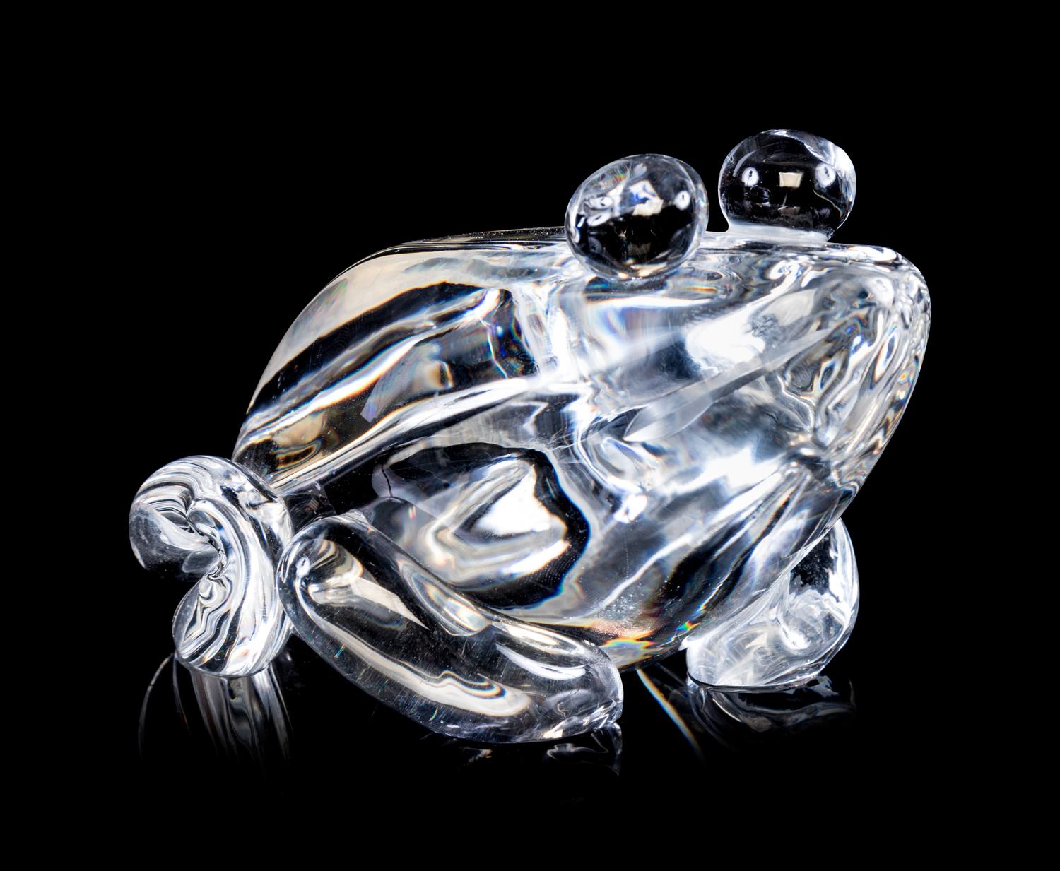 A Steuben Molded Glass Figure