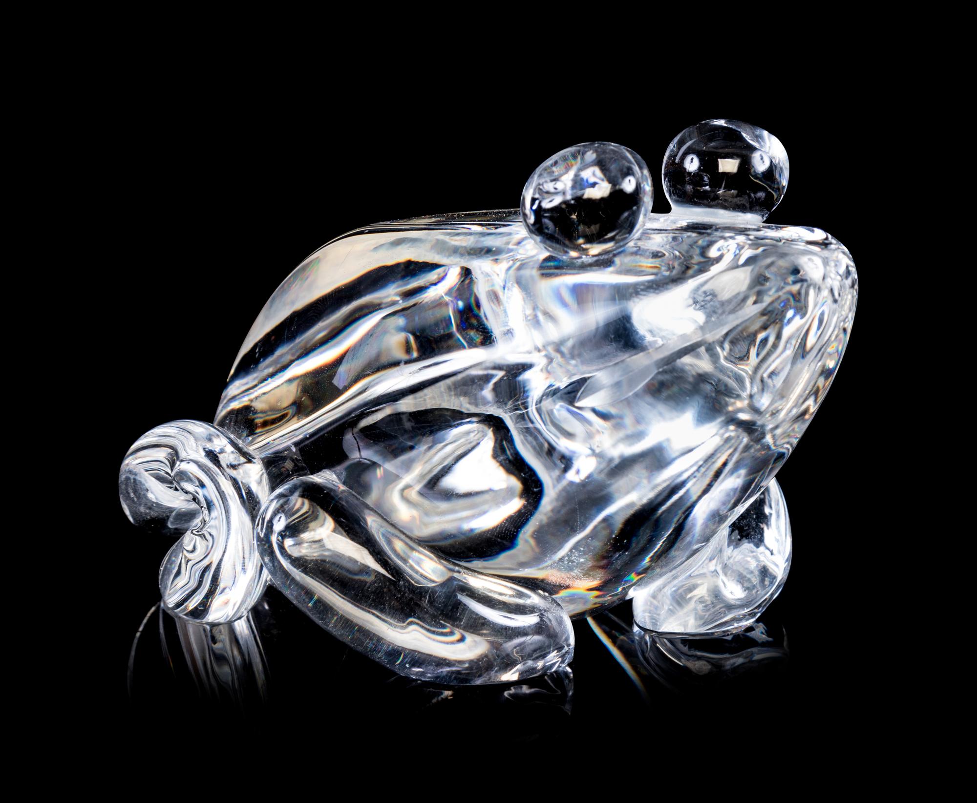 A Steuben Molded Glass Figure