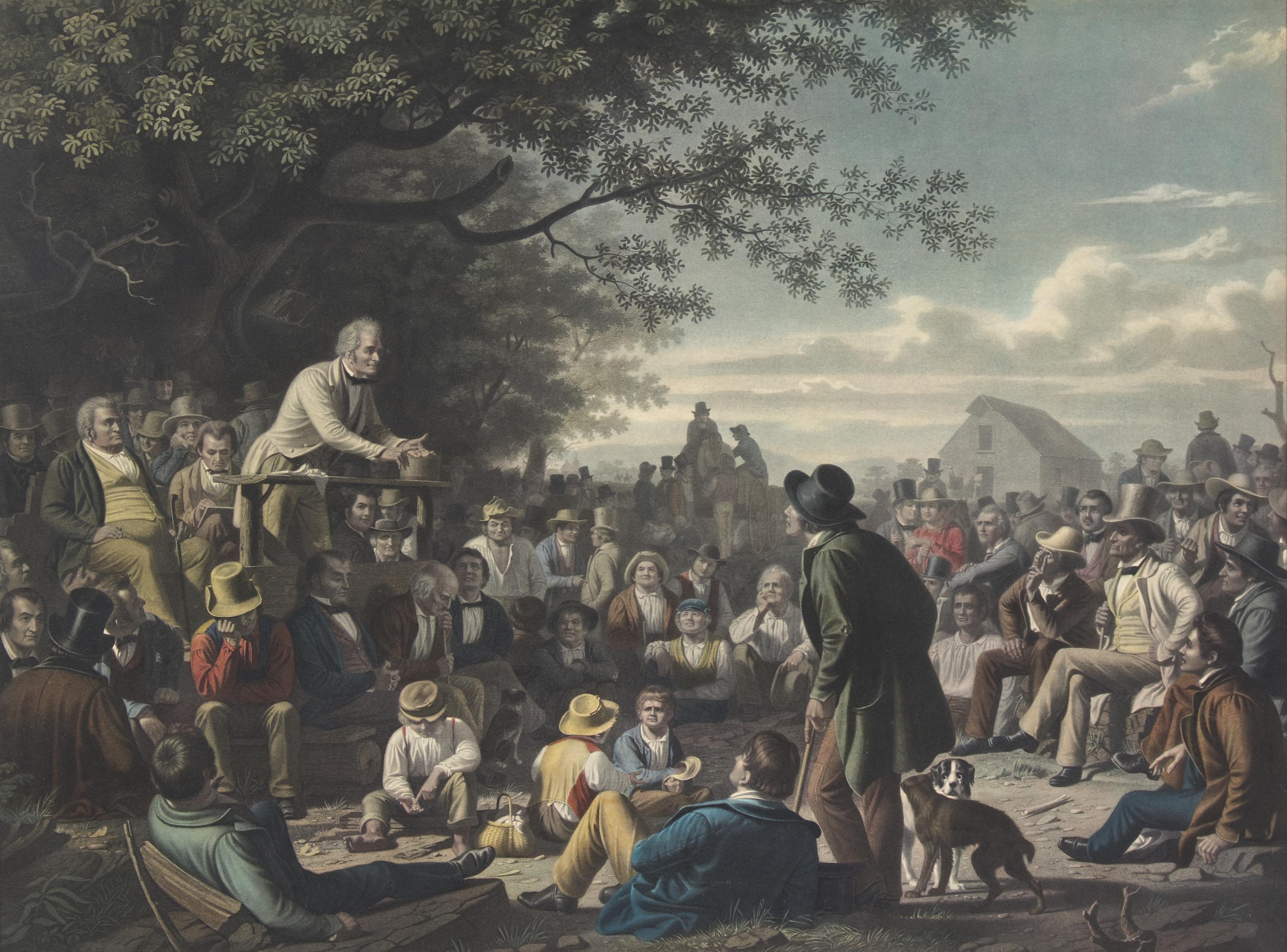 [Prints] Bingham, George Caleb. Stump Speaking