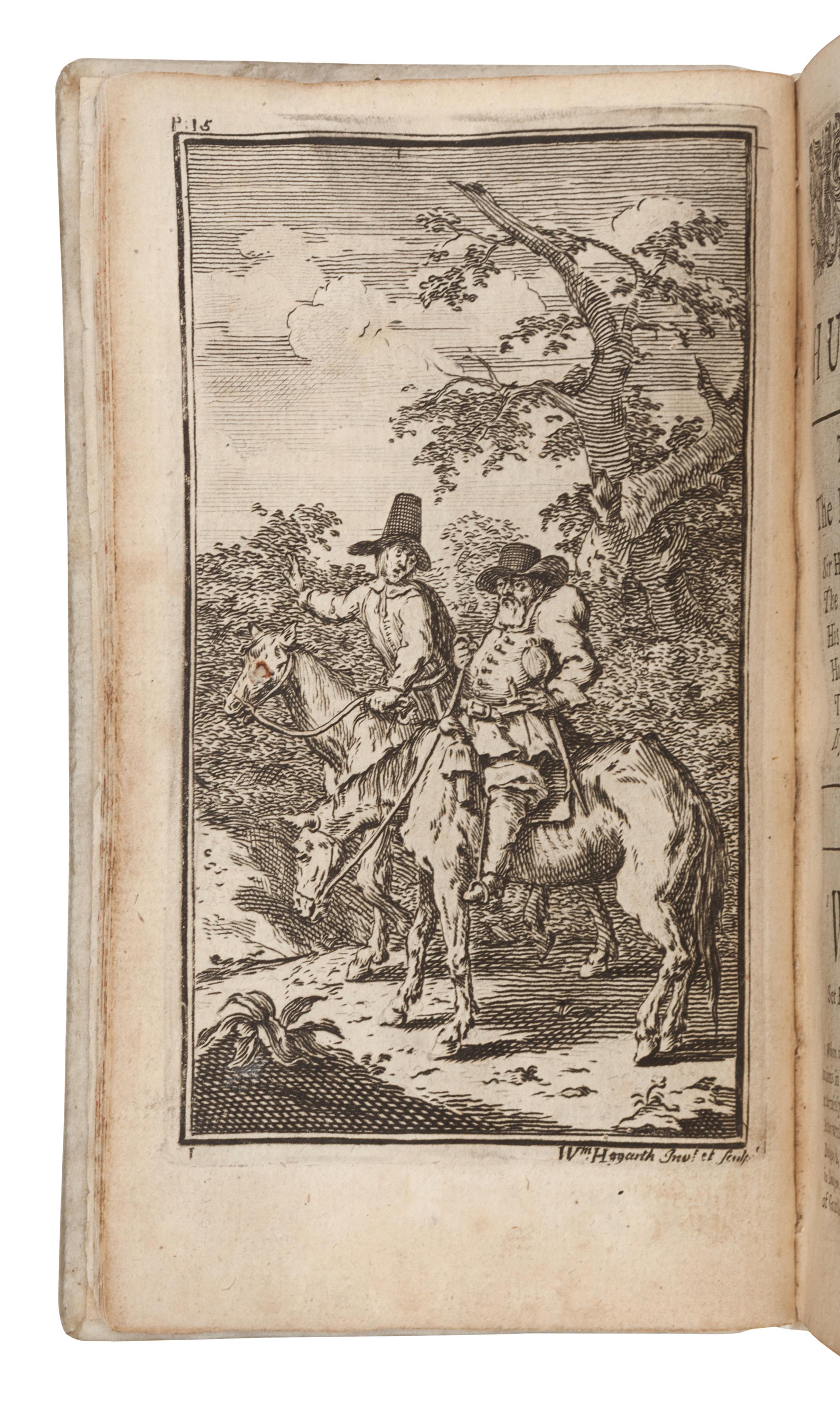 BUTLER, Samuel (1612-1680). Hudibras . London: T.W. for D. Browne and others, 1726.