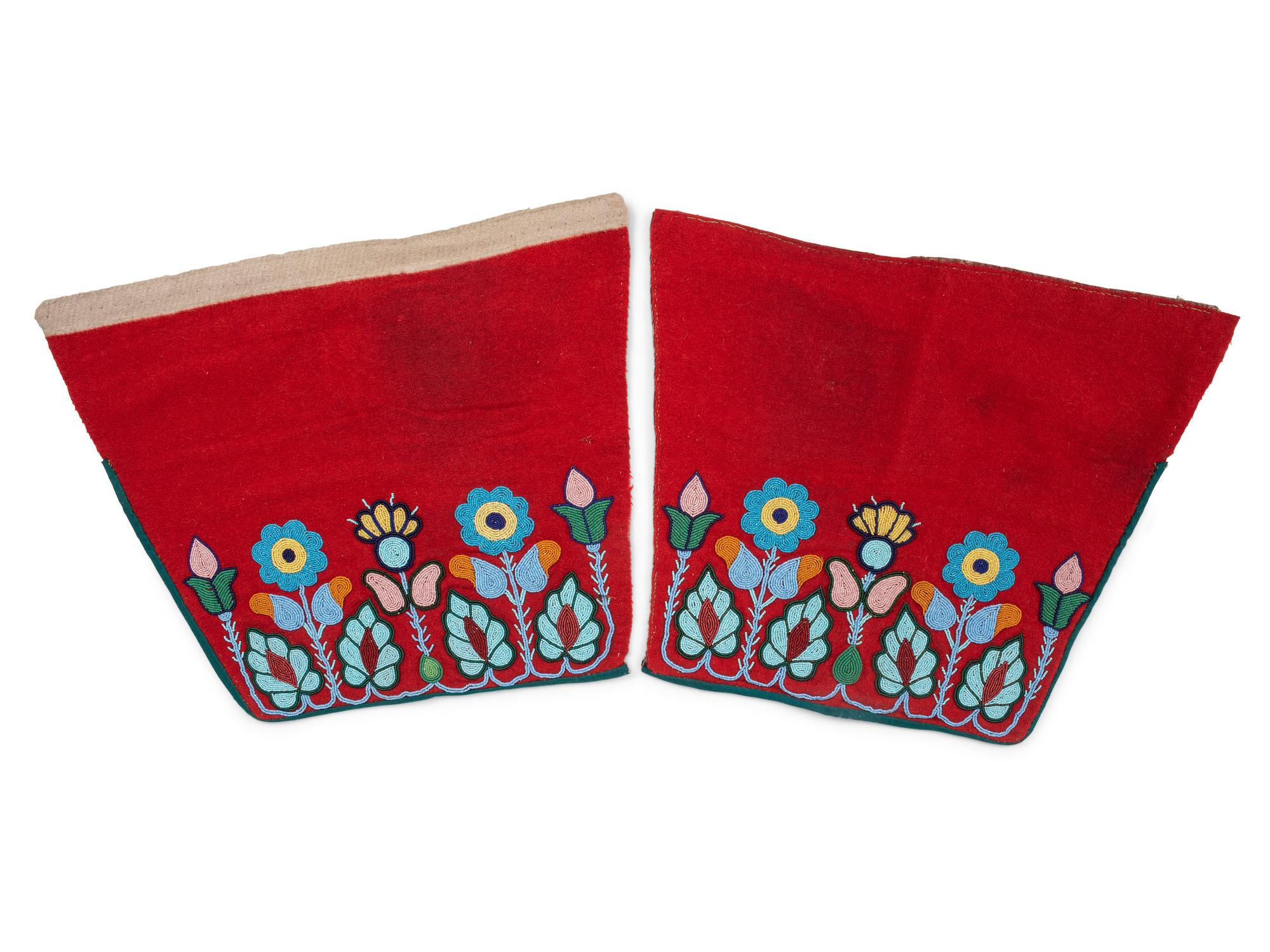 Nez Perce Beaded Wool Leggings