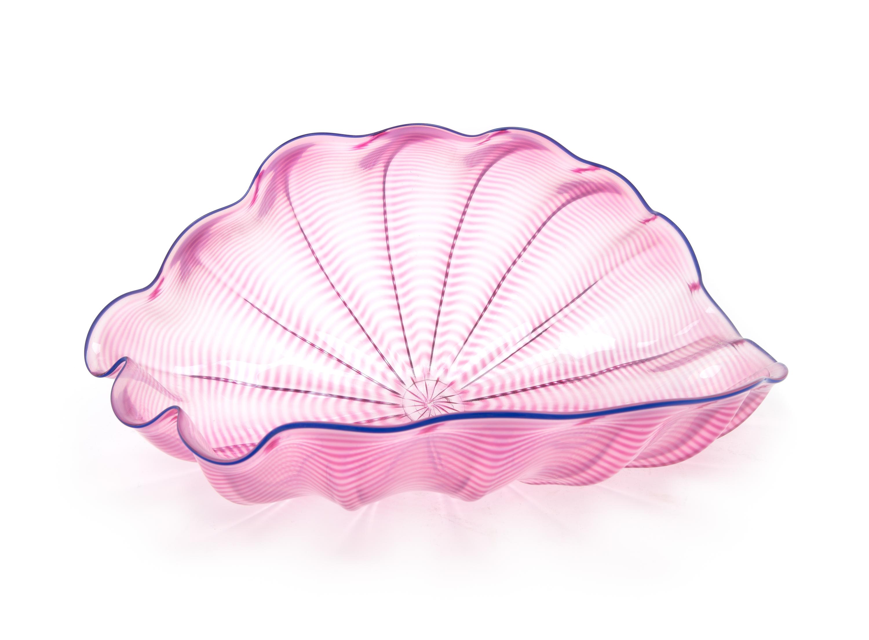 Dale Chihuly, (American, b. 1941), Pink Sea Form, 1998