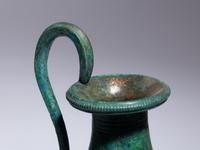A Pair of Etruscan Bronze Olpai