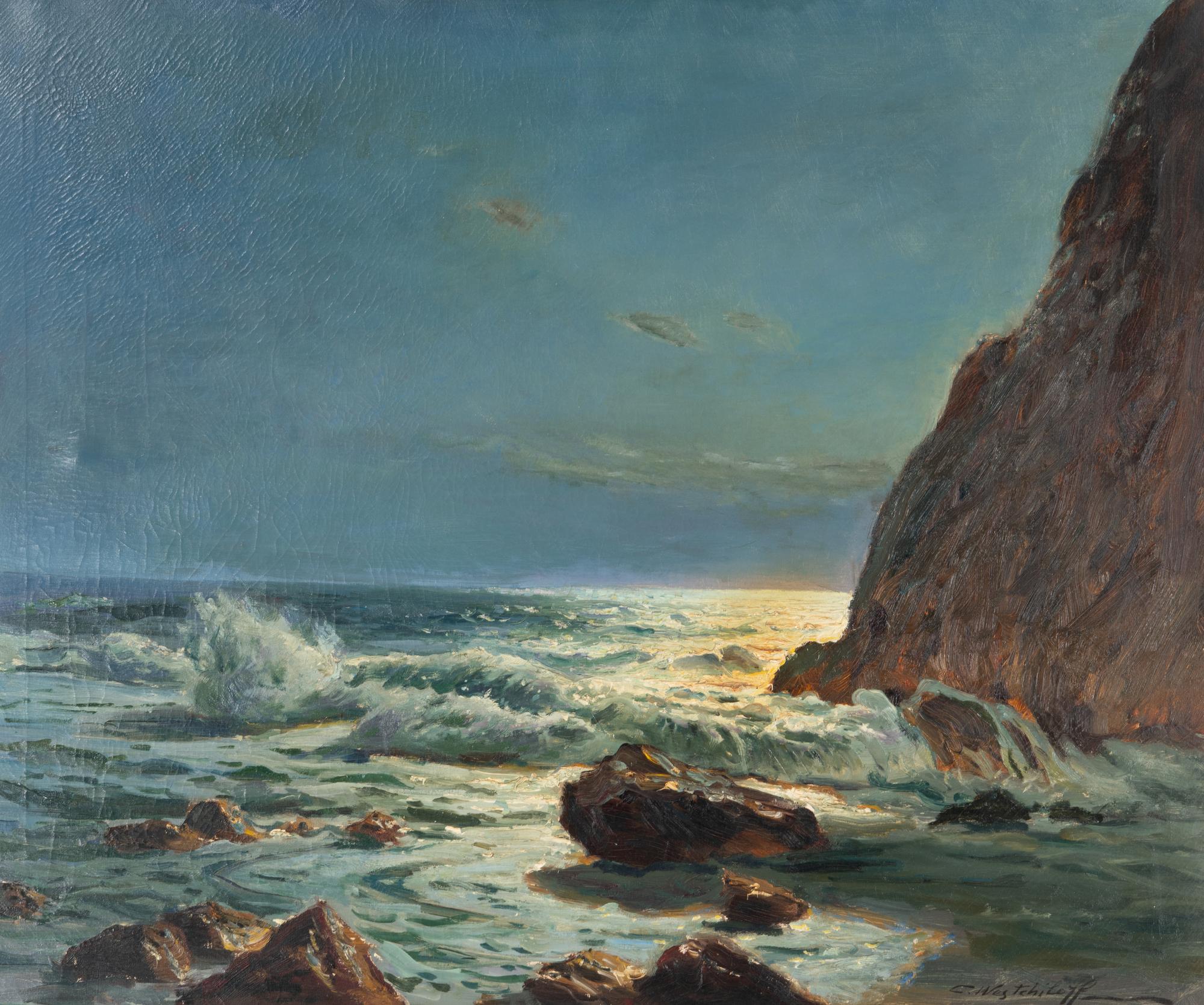 Seascape and Cliff