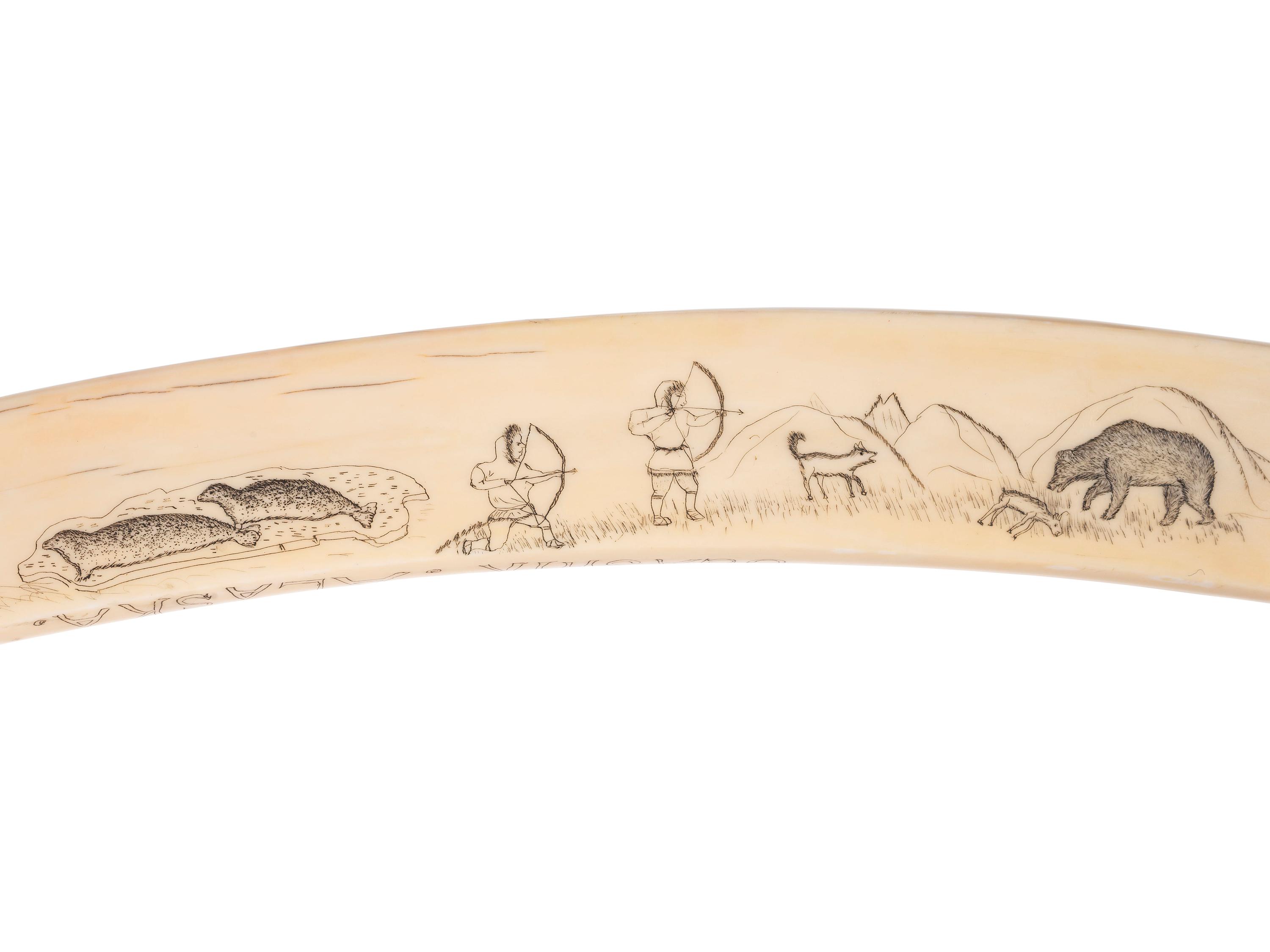 Iñupiat Decorated Cribbage Boards