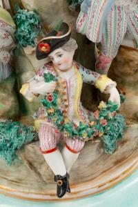 A Continental Porcelain Figural Group