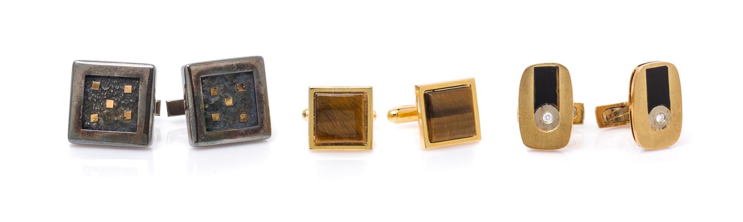 A Collection of Cufflinks, 23.70 dwts.