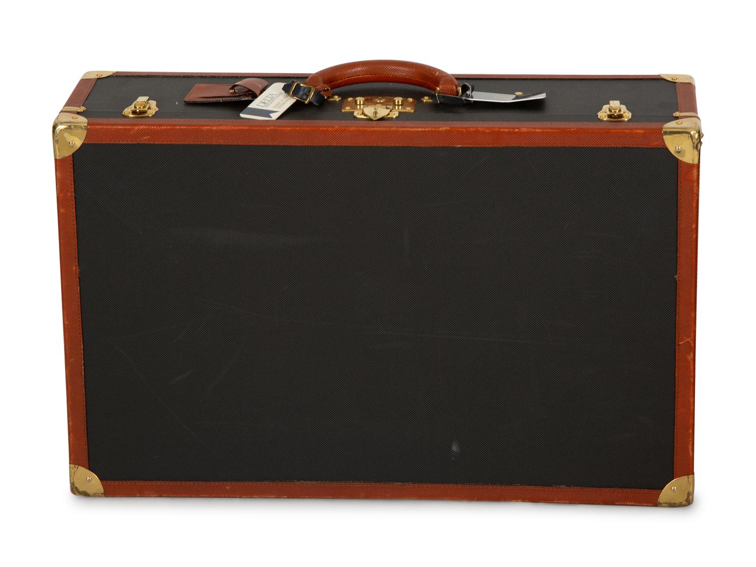 Two Bottega Veneta Suitcases and a Gucci Leather Garment Bag