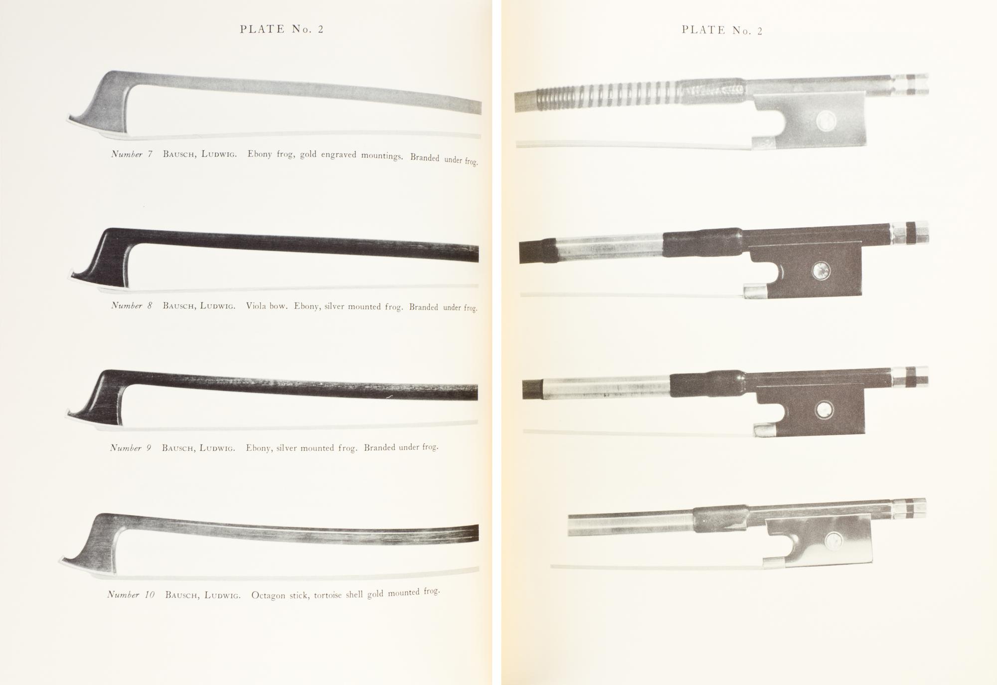(MUSIC) RODA, JOSEPH. Bows for Musical Instruments of the Violin Family. Chicago, 1959. First printing, Limited ed., Inscribed by Roda.