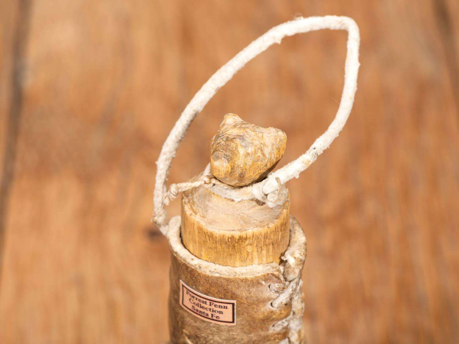 Spanish New Mexican Rawhide Tobacco Canteen
