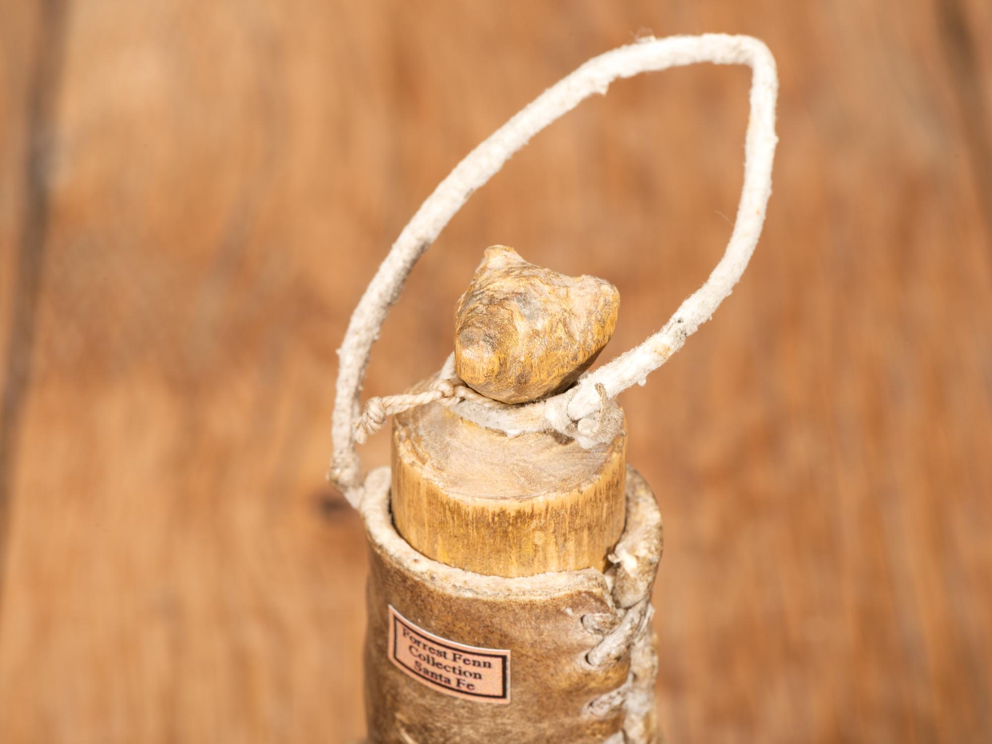 Spanish New Mexican Rawhide Tobacco Canteen