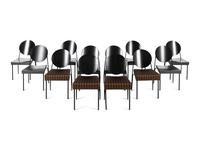 A Set of Twelve Dakota Jackson Vik-Ter Chairs