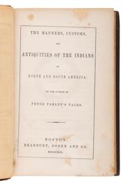 [NATIVE AMERICANA]. A group of four 19th century ethnographic works, comprising: