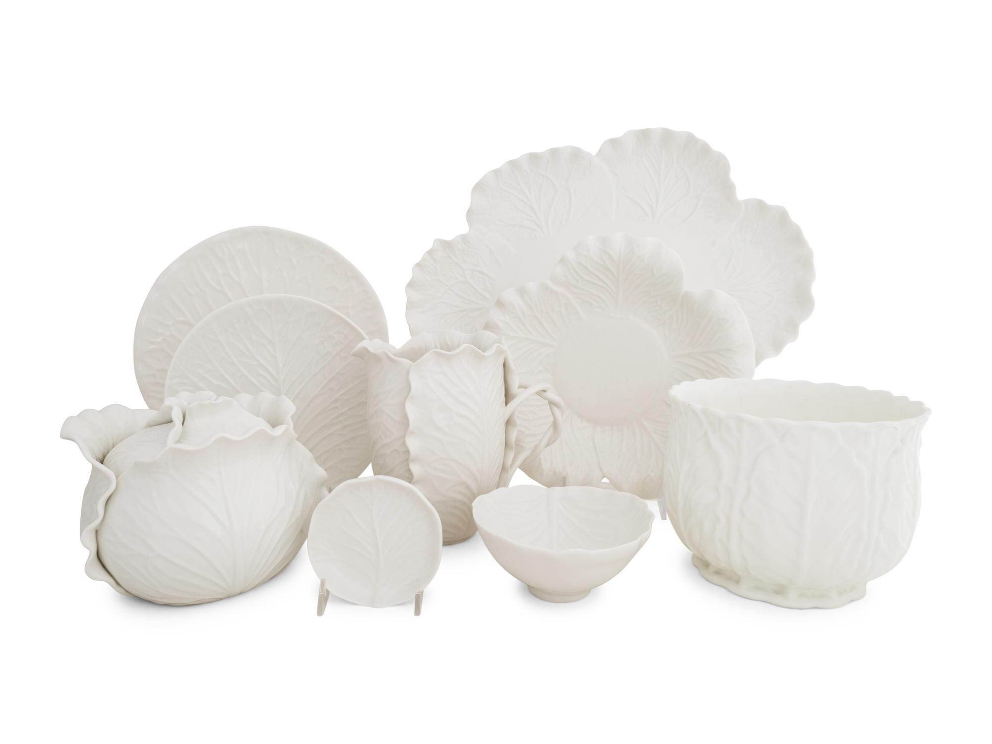 A Dodie Thayer for Tory Burch Lettuce Ware Dinner Service