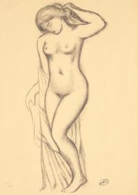Aristide Maillol (French, 1861-1944) — Untitled (from Dialogues des Courtisanes); Femme Accroupie de dos (two works)