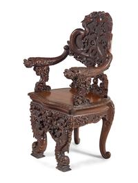 A Group of Chinese Export Rosewood Furniture