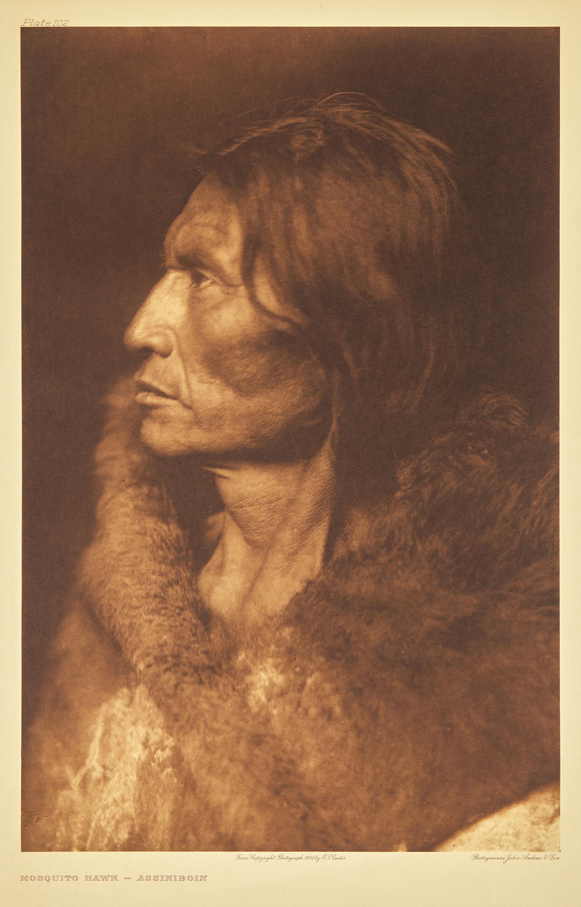 Edward Curtis (American, 1868-1952) — Mosquito Hawk - Assinboin Plate 102