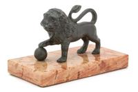 A Bronze Figure Height 4 x width 6 1/4 x depth 3 1/4 inches. — 20TH CENTURY