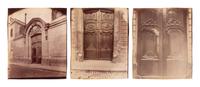 A group of three photographs ( Hôtel de la Comtess de Verrue, rue du Regard , 1899; Hôtel de Gouffier, rue de Varenne 56 , 1899-1900; Hôtel d'Argouges, rue Seguier 16 , 1900)