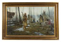 Woodland Hunting Camp