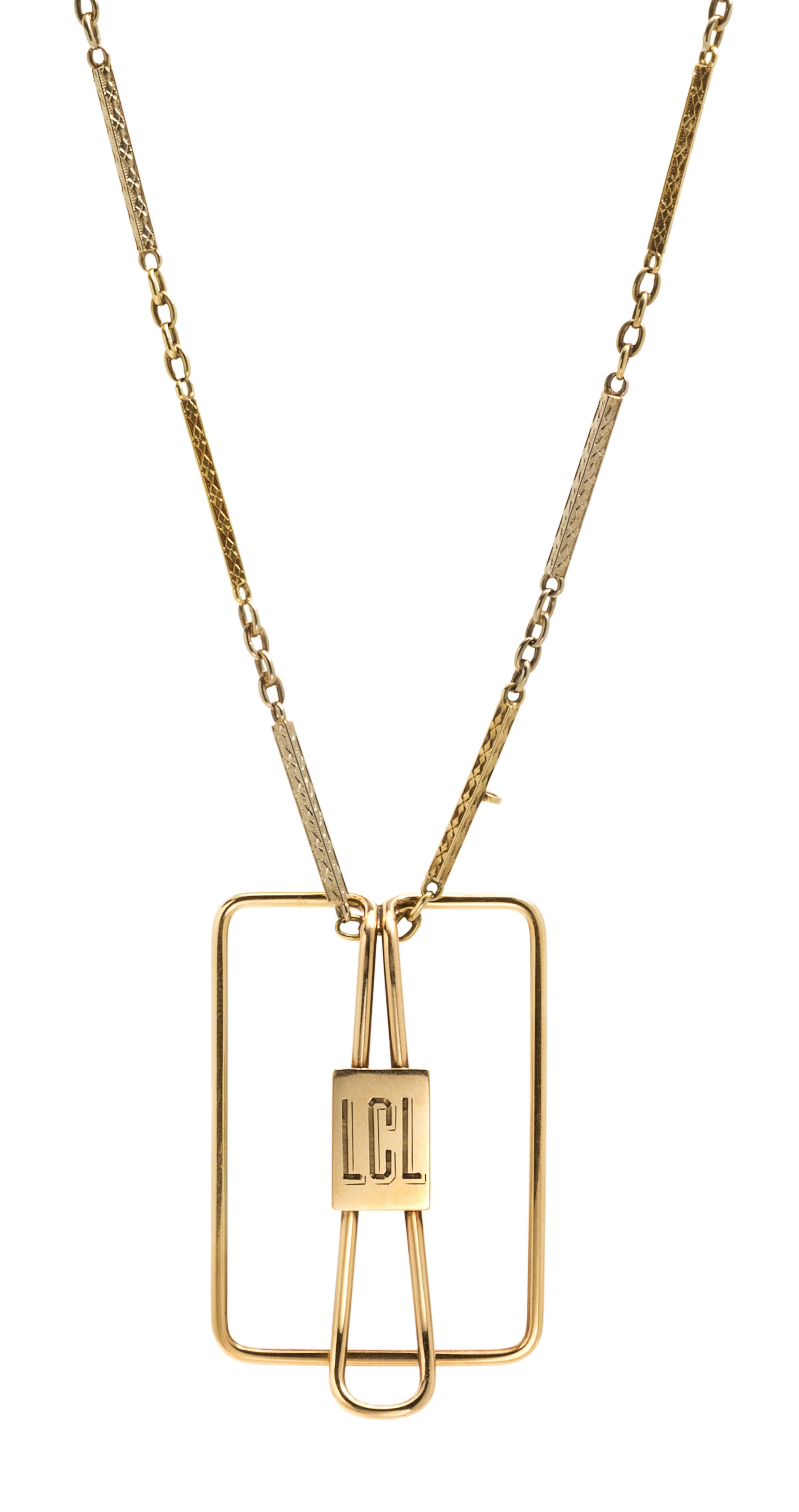 A Collection of 14 Karat Yellow Gold Accessories, 10.70 dwts.