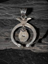 Navajo Sterling Silver and Turquoise Naja