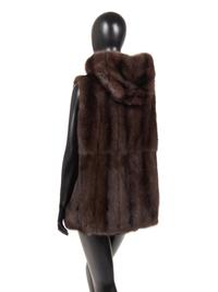 Mink Fur Hooded Vest, Attributed to J. Mendel