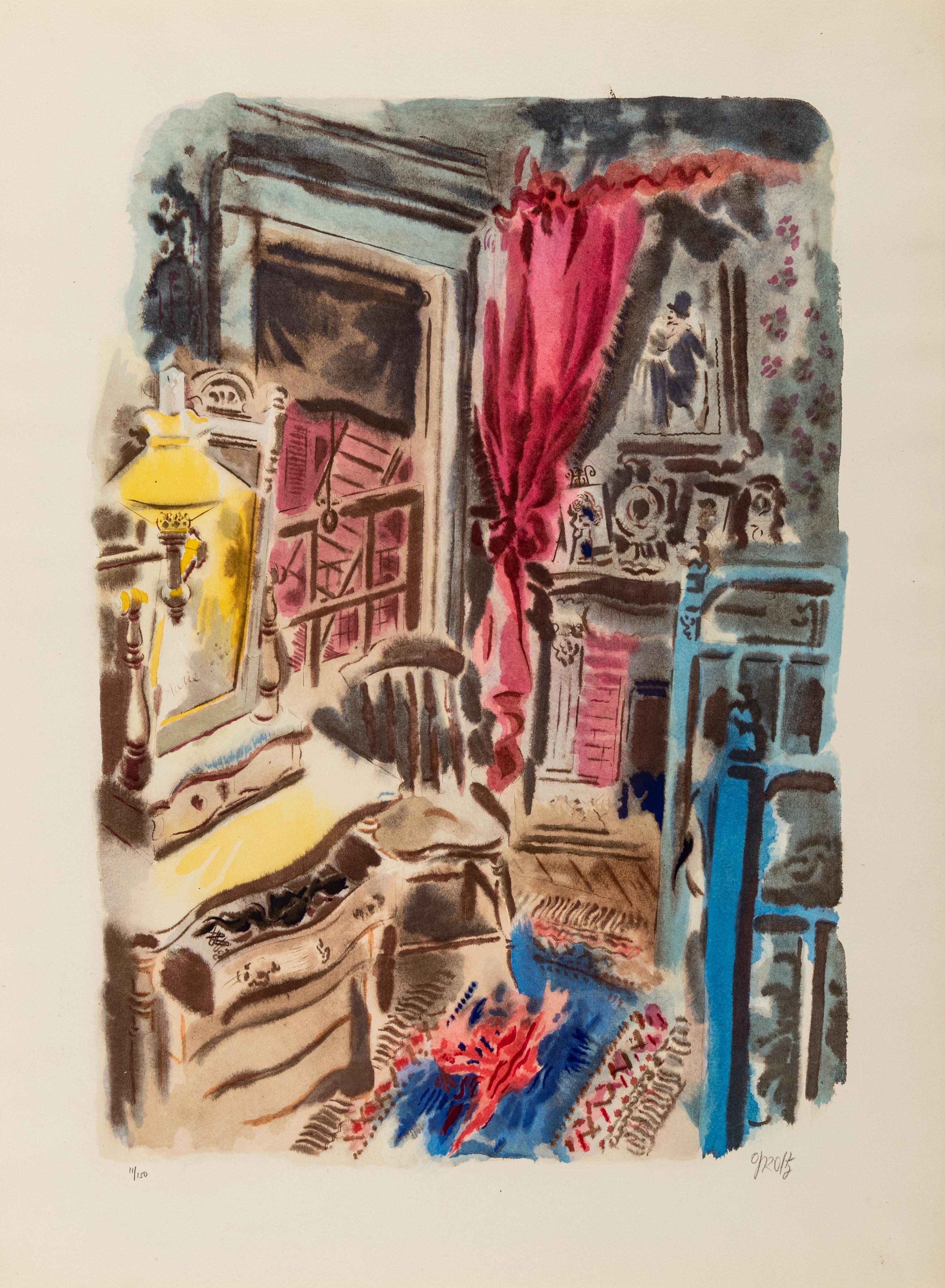 Bagdad-on-the-Subway: A Portfolio of Six Signed Water-Colors Depicting O'Henry's New York