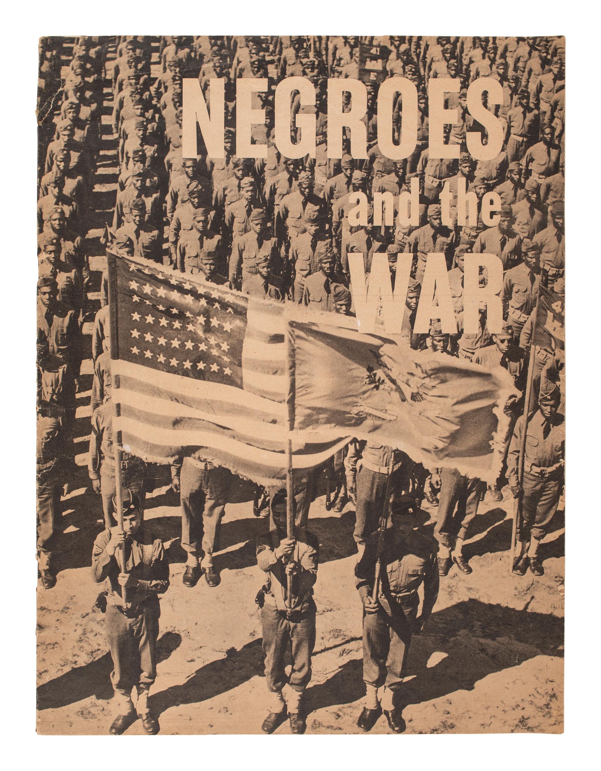 [WW2]. 2 imprints, incl. OWENS, Chandler. Negroes and the War . [ With: ] Sacrifice For Freedom!