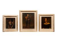 A Group of Three Portraits