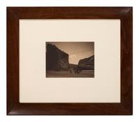 CURTIS, Edward (1868-1952), photographer. Cannon de Chelly - Navaho . 1904.