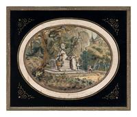 A French Needlework and Silk Picture