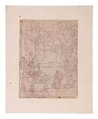 Four Indian Miniature Drawings
