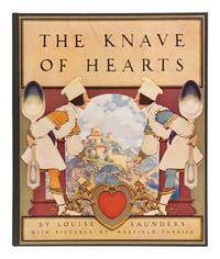 [PARRISH, Maxfield (1870-1966), illustrator]. SAUNDERS, Louise. The Knave of Hearts . New York: Charles Scribner’s Sons, 1925.