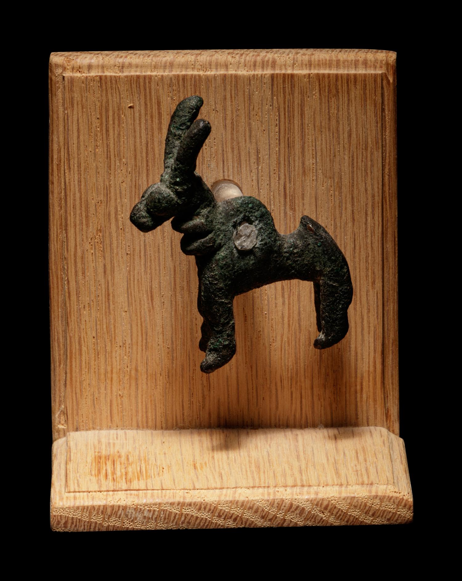 A Near Eastern Bronze Ibex