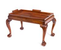 A Chippendale Style Mahogany Low Table Height 21 1/4 x width 32 x depth 22 inches. — 20TH CENTURY