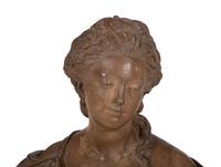 A French Terracotta Bust of a Lady