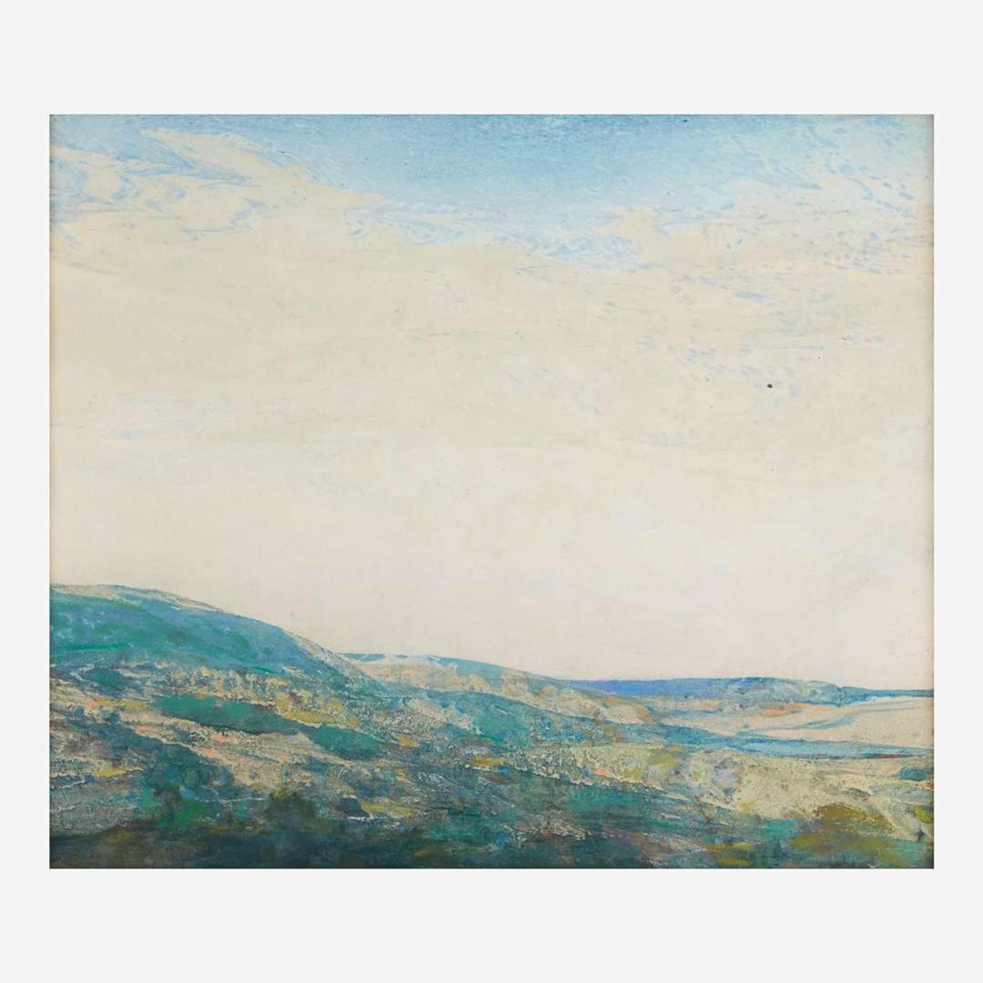 Wilson Henry Irvine (American, 1869–1936) Blue Mountain; together with three companions