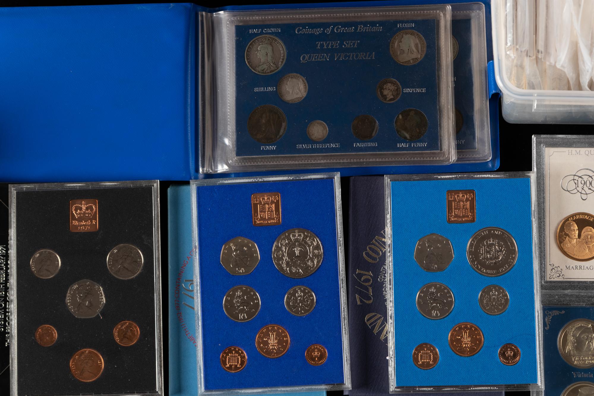 [GREAT BRITAIN] A Large Collection of Proof Sets, Mint Sets, Type Sets and Commemoraitve Coins