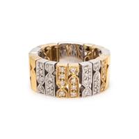 BICOLOR GOLD AND DIAMOND RING