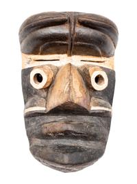 A Group of Carved Wooden African Objects