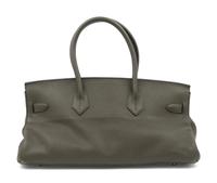 Hermès Vert Olive Taurillon Clemence Sac A Main Shoulder Birkin Bag, 2005
