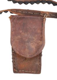 Navajo Bandolier Bag, with Silver Buttons, Collected by Hoffman Birney (1891-1958)