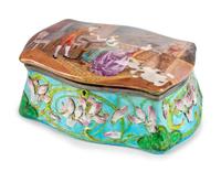 An Austrian Enameled Table Casket